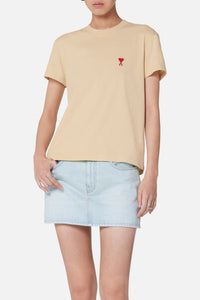 T-shirt Ami de Cœur avec logo - Vanilla
