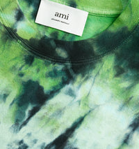 T-shirt tie and dye - Green & White