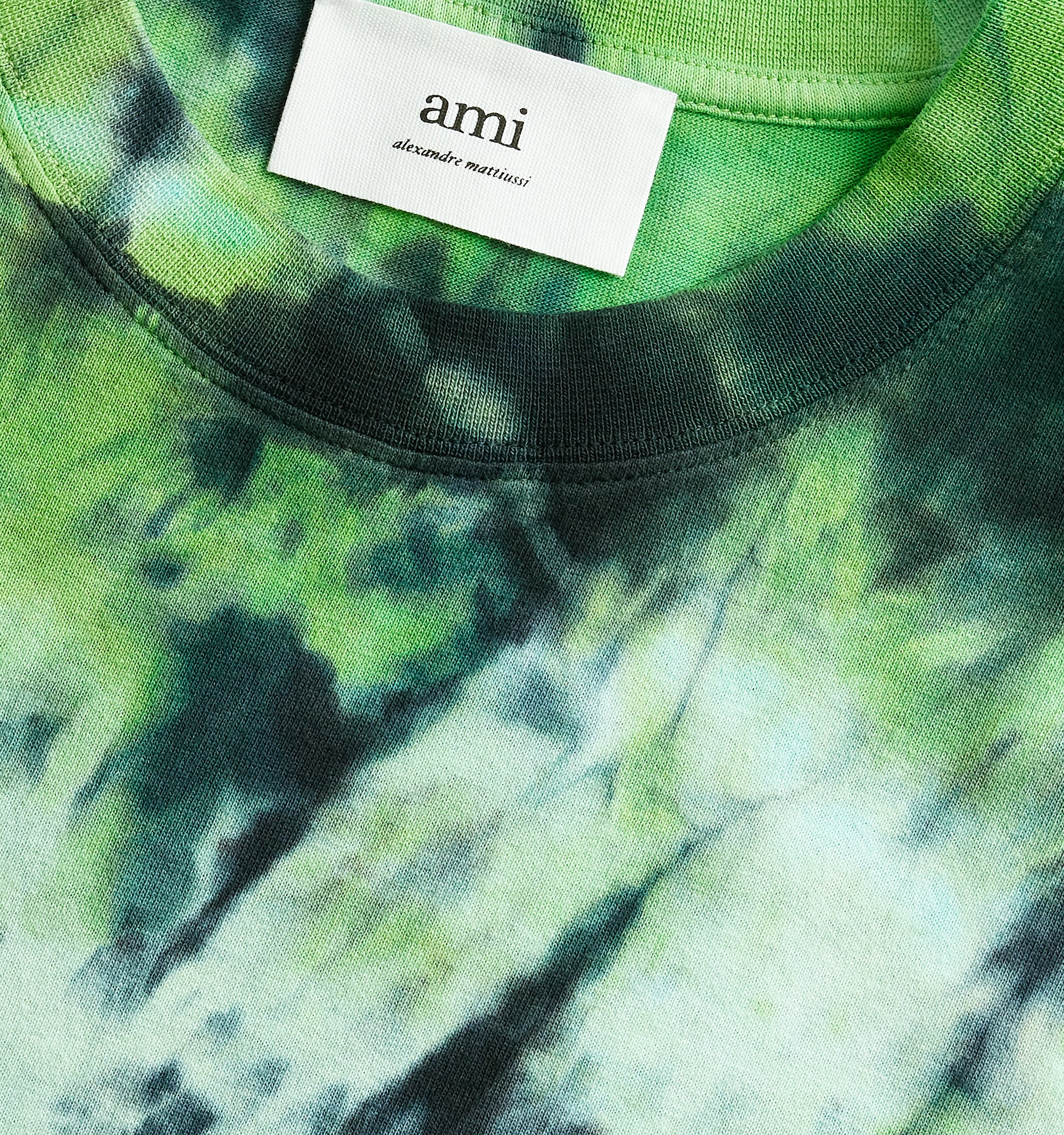 T-shirt tie and dye - Green & White