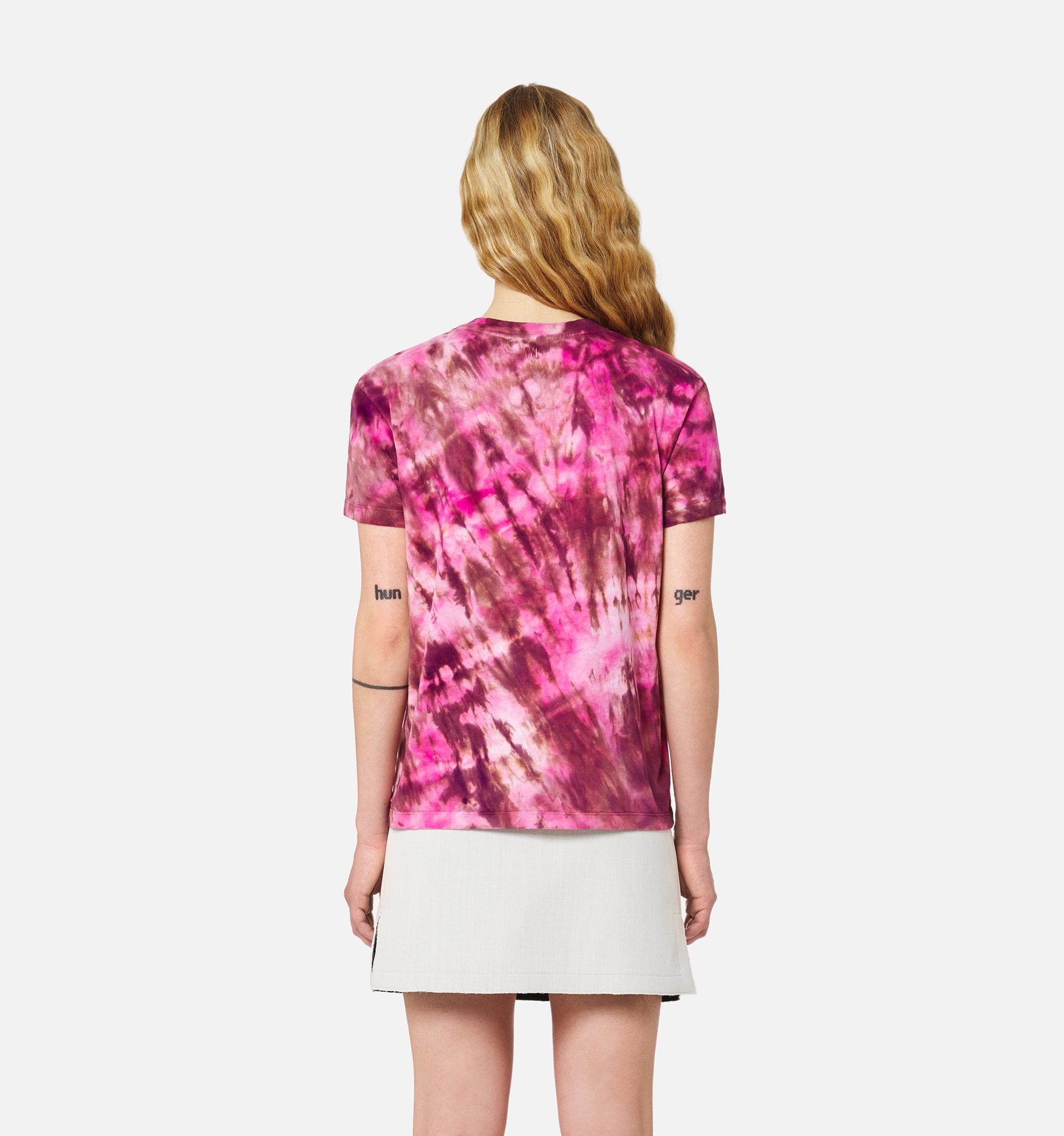 T-shirt tie and dye - Pink & White