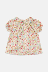 Blouse à col Claudine - Liberty Nancy Ann