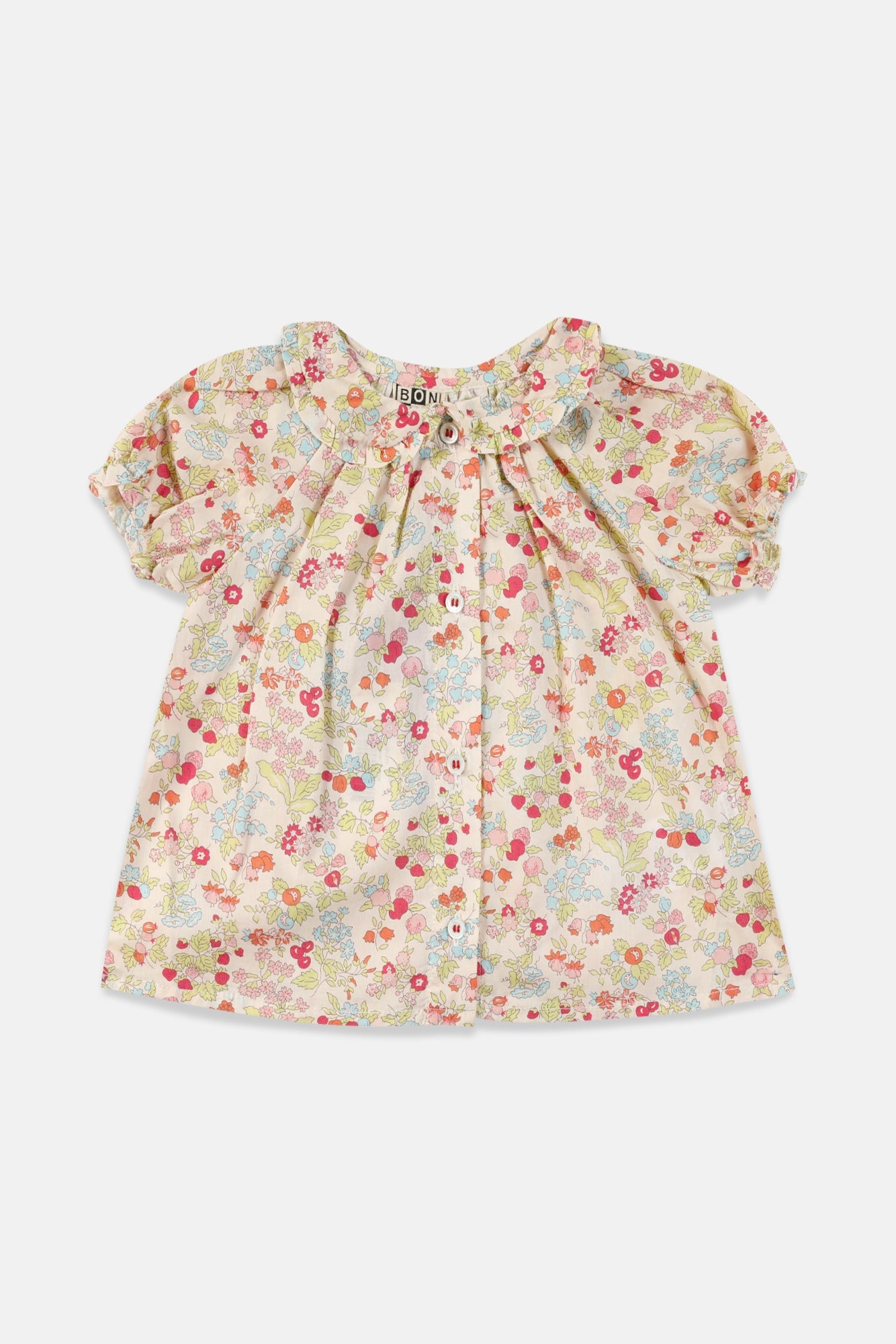 Blouse à col Claudine - Liberty Nancy Ann