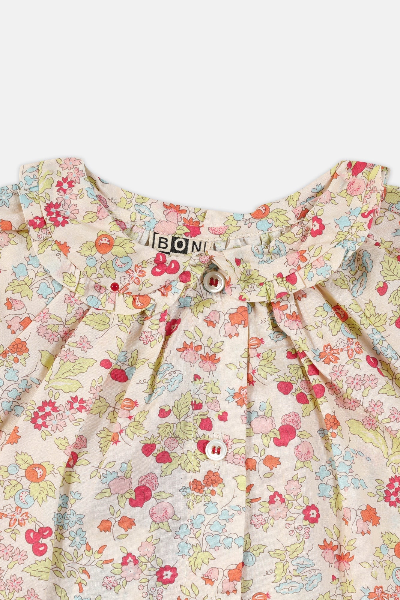 Blouse à col Claudine - Liberty Nancy Ann