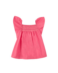 Blouse avec ailettes - Rose Masque