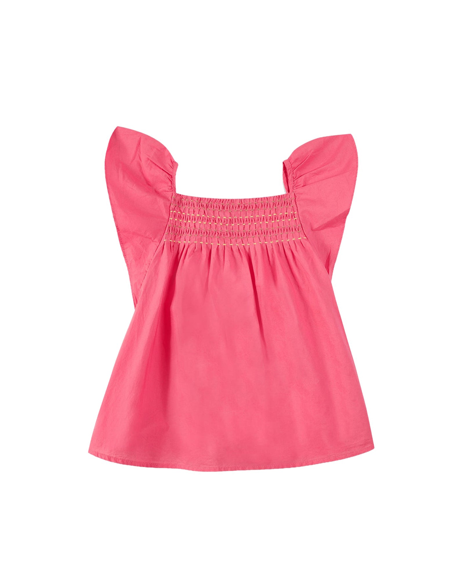 Blouse avec ailettes - Rose Masque