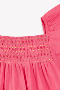 Blouse avec ailettes - Rose Masque