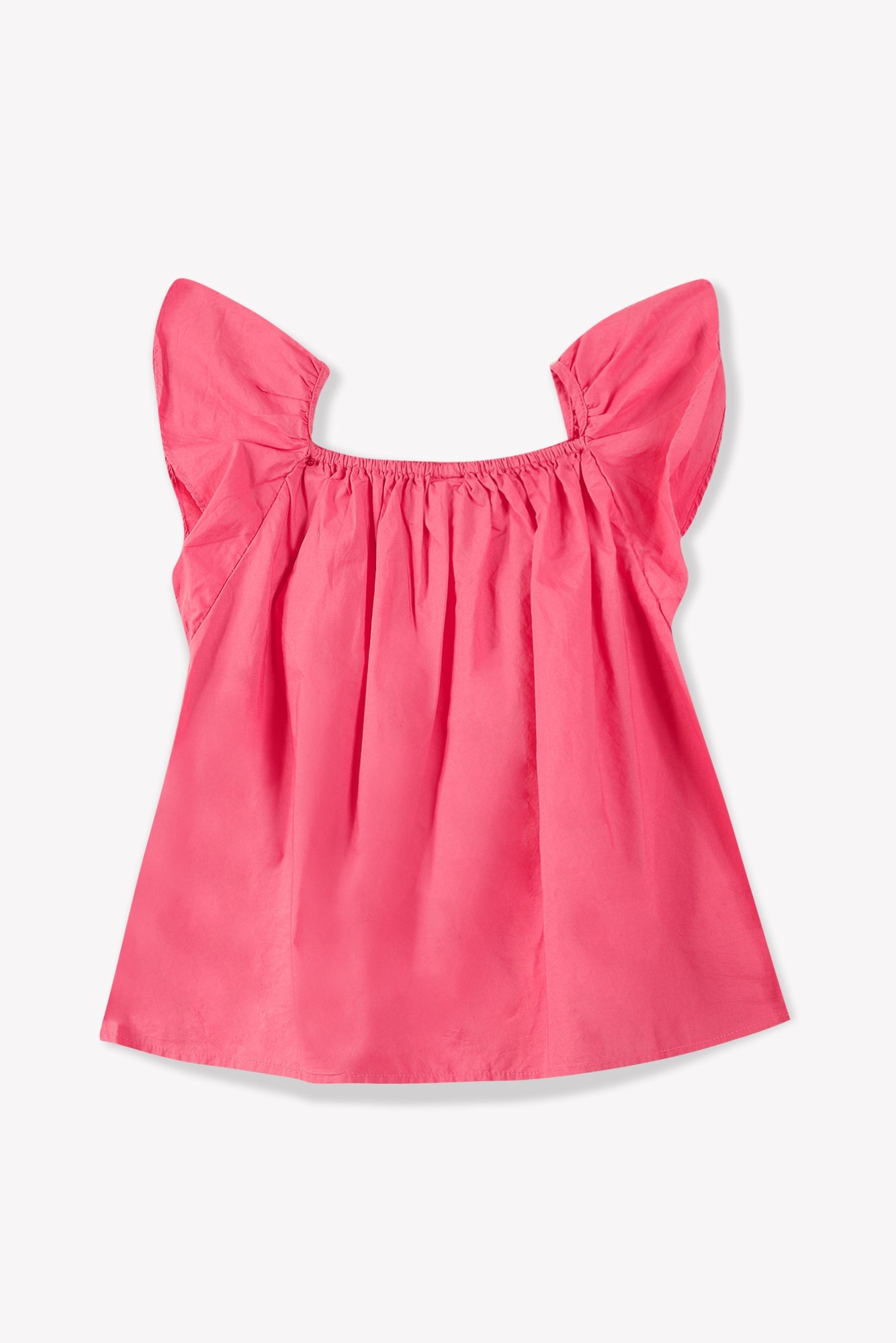Blouse avec ailettes - Rose Masque