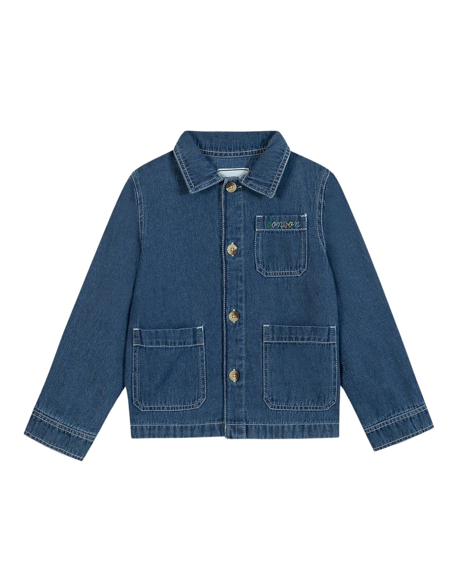 Seercuker Jacket - Denim Blue