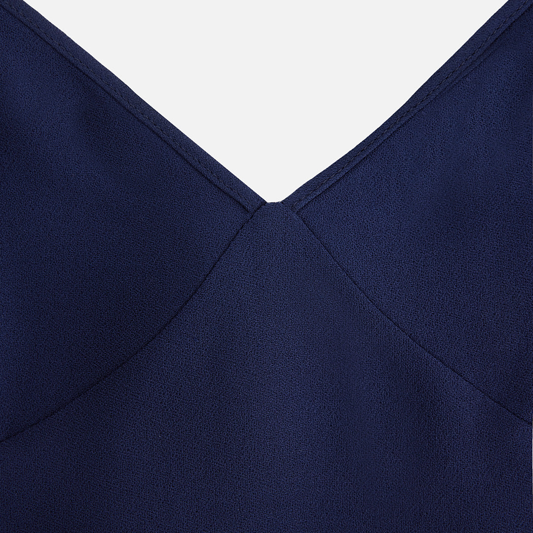 Robe longue à bretelles fines - Nautic Blue