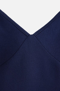 Robe longue à bretelles fines - Nautic Blue