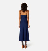 Robe longue à bretelles fines - Nautic Blue