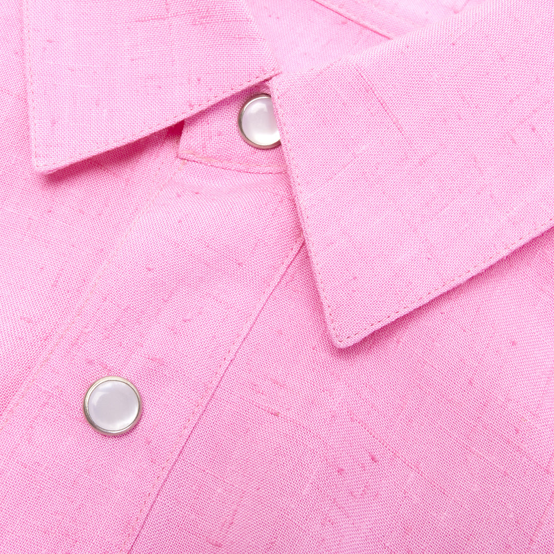 Button cuff shirt - Candy Pink
