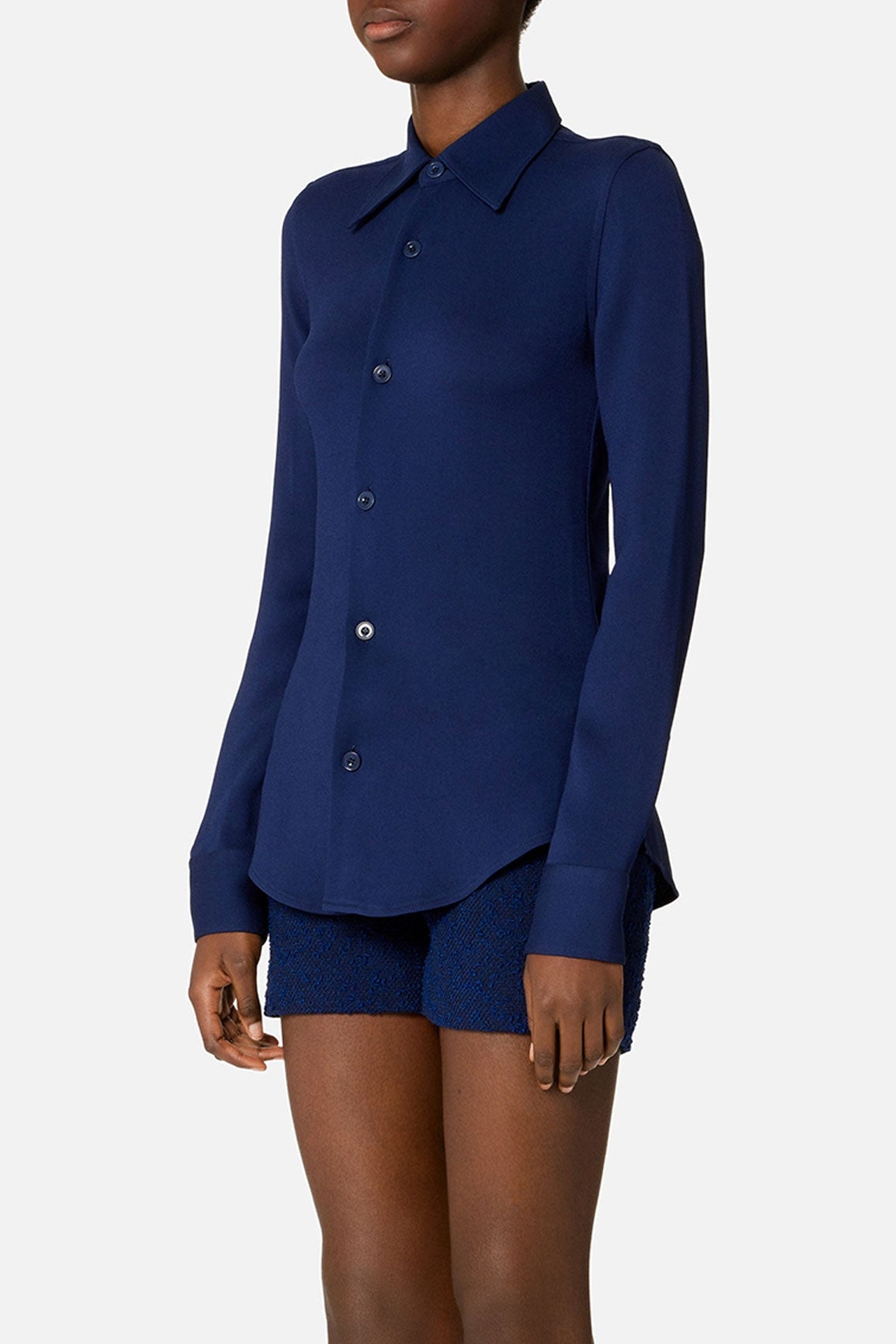 Chemise cintrée et ajustée - Nautic Blue