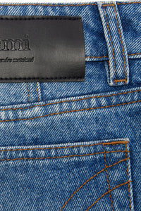 Jupe courte en denim - Used Blue