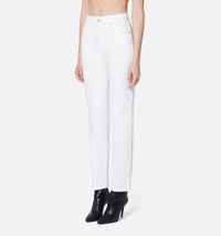 Pantalon droit à poches en denim - Natural White