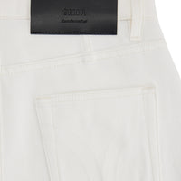Pantalon droit à poches en denim - Natural White