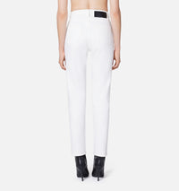 Pantalon droit à poches en denim - Natural White