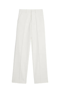 Pantalon droit à pinces - Natural White