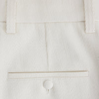 Pantalon droit à pinces - Natural White
