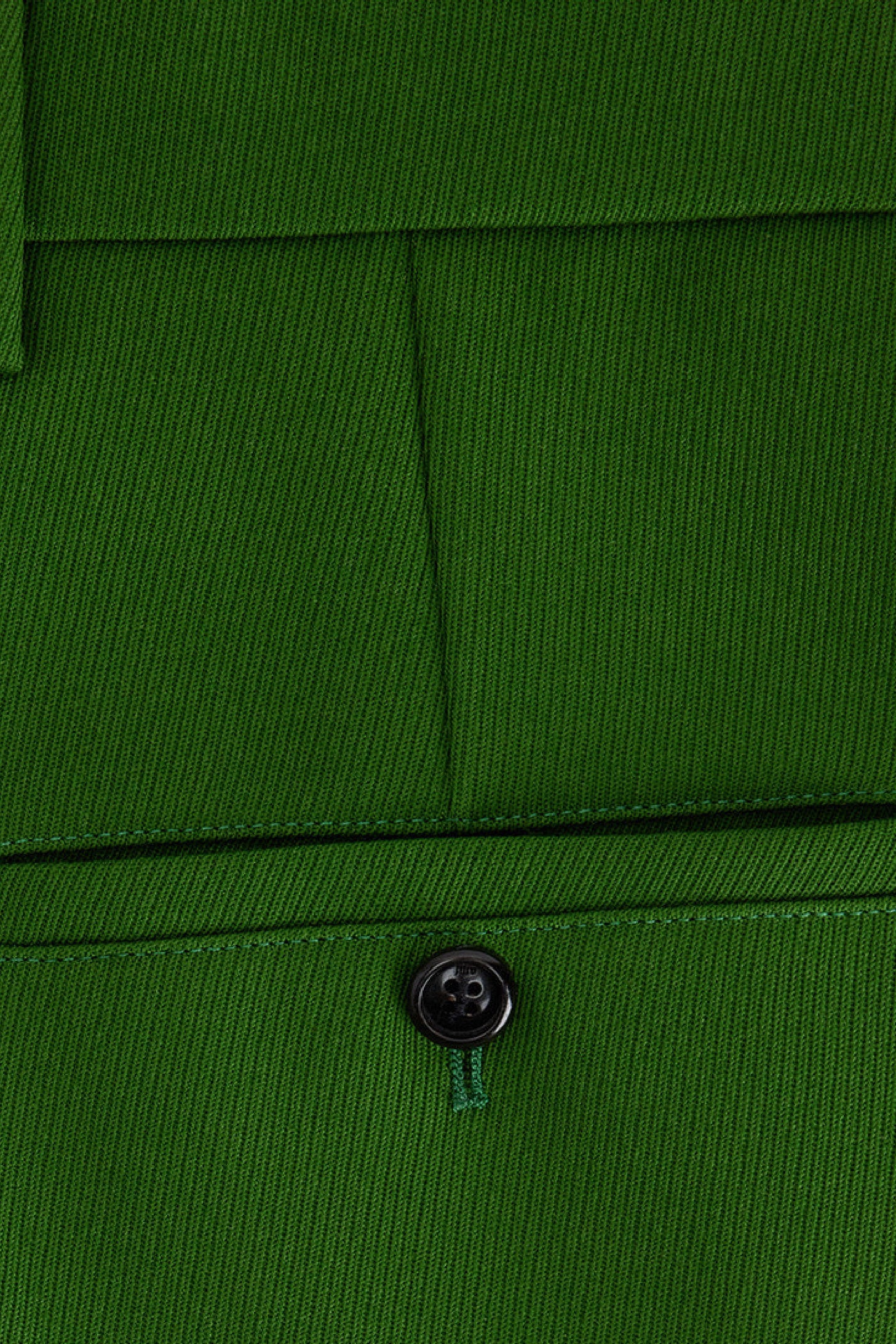 Pantalon large en laine - Evergreen