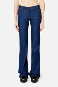 Pantalon bootcut en denim - Indigo