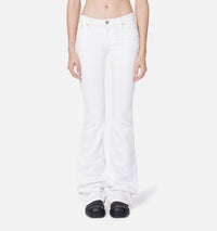 Pantalon bootcut en denim - Natural White