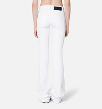 Pantalon bootcut en denim - Natural White