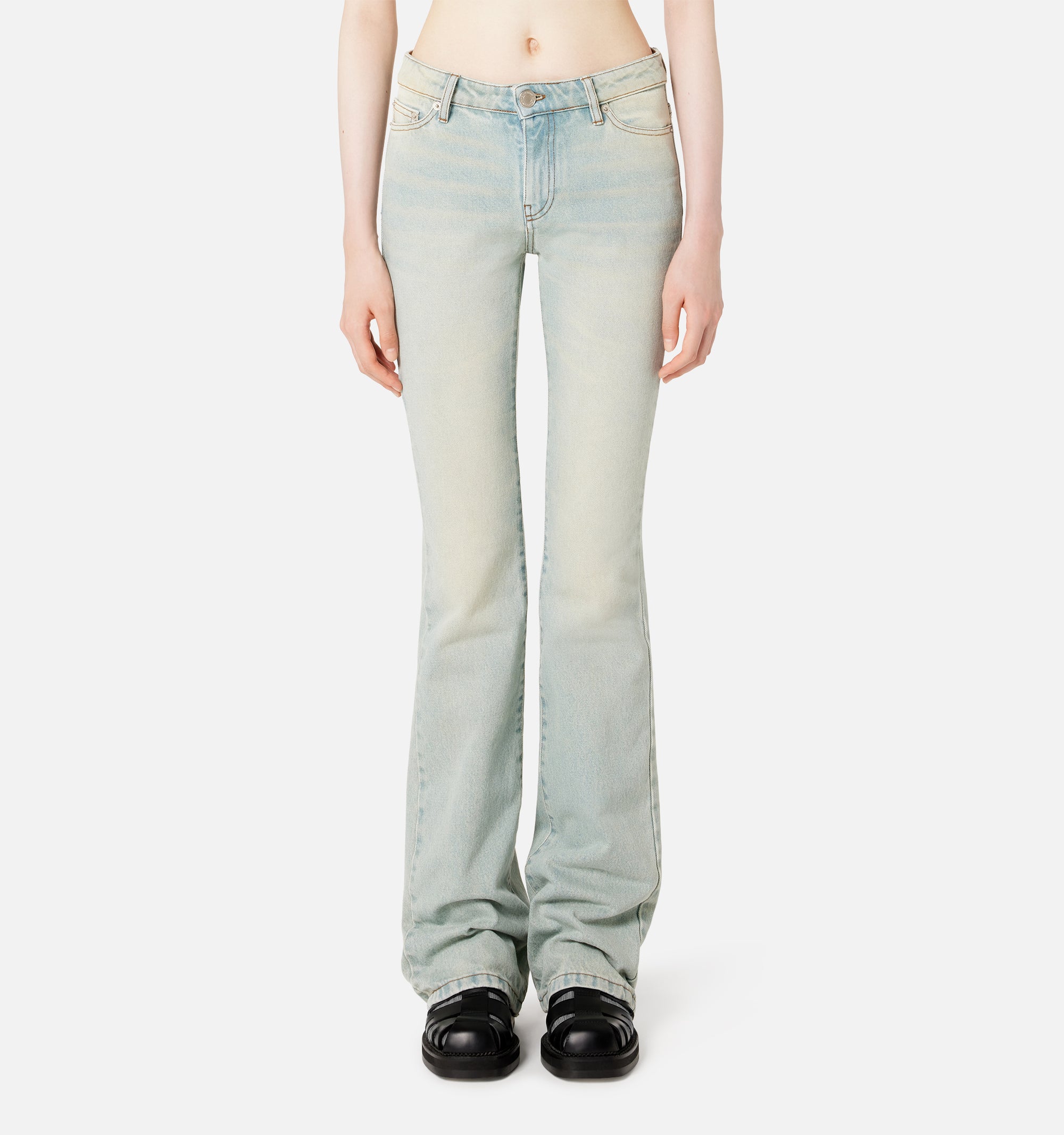 Pantalon bootcut en denim - Bleached Blue