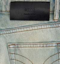Pantalon bootcut en denim - Bleached Blue