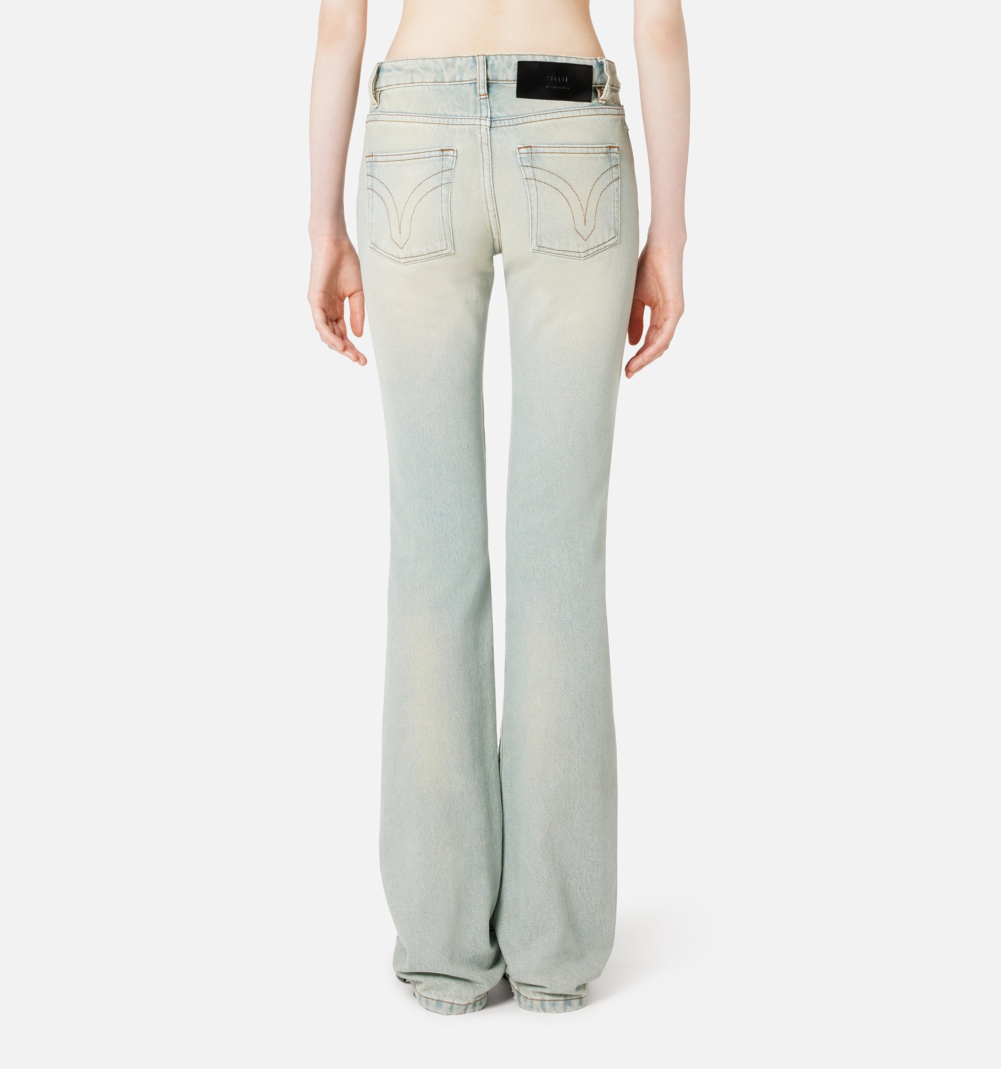 Pantalon bootcut en denim - Bleached Blue