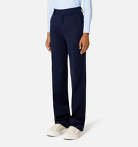Pantalon droit en laine - Nautic Blue