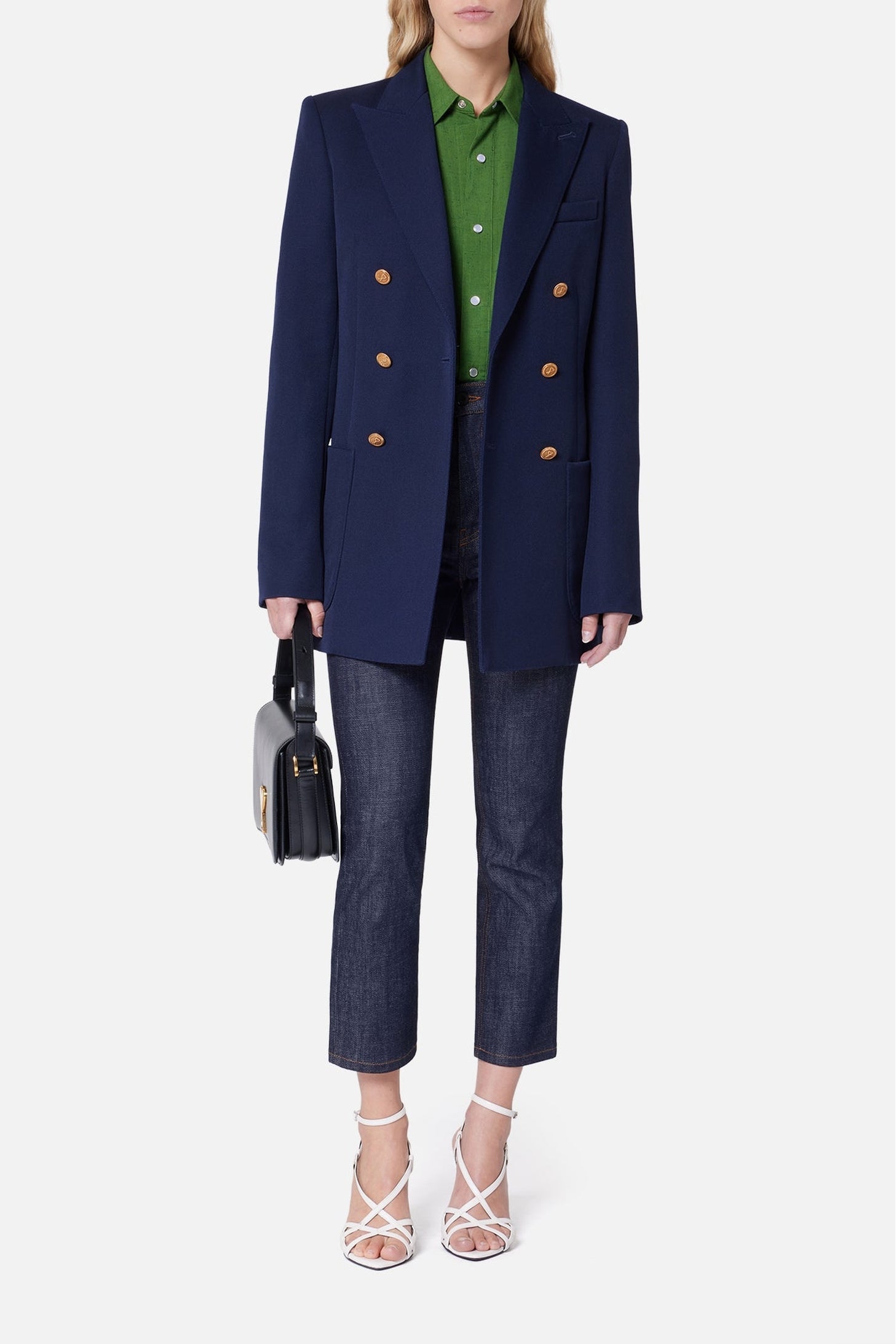 Pantalon slim en denim - Indigo