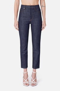 Pantalon slim en denim - Indigo