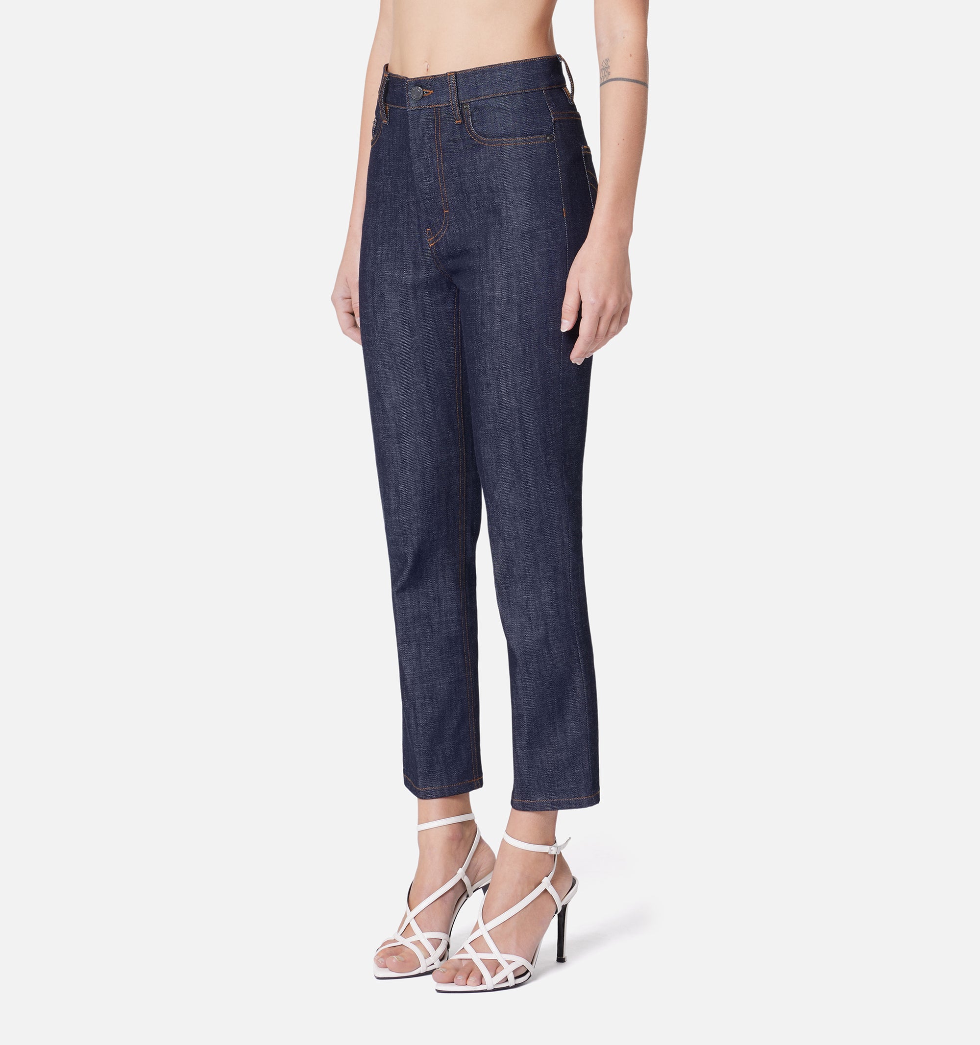 Pantalon slim en denim - Indigo