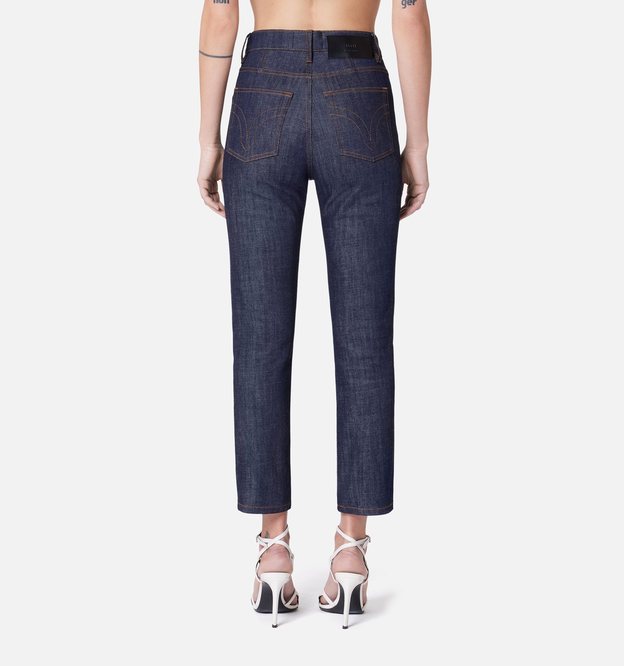 Pantalon slim en denim - Indigo