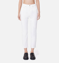 Pantalon slim à poches en denim - Natural White