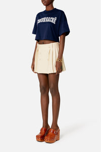 T-shirt court Cœur Sacré brodé - Nautic Blue