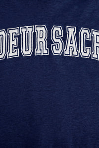 T-shirt court Cœur Sacré brodé - Nautic Blue