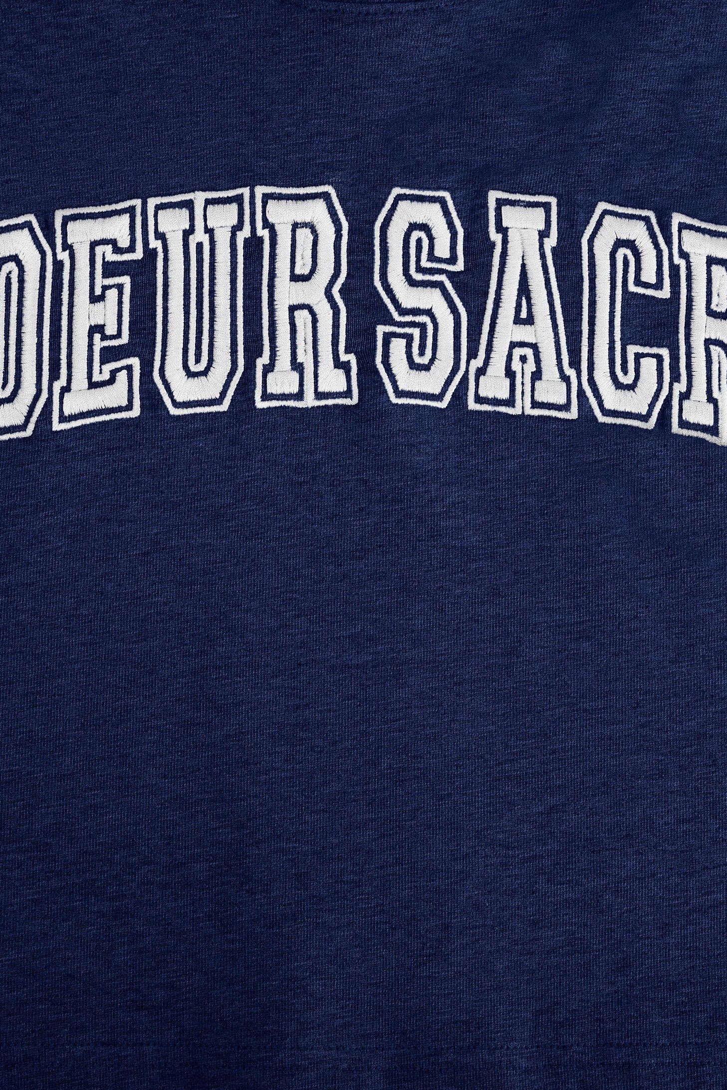 T-shirt court Cœur Sacré brodé - Nautic Blue