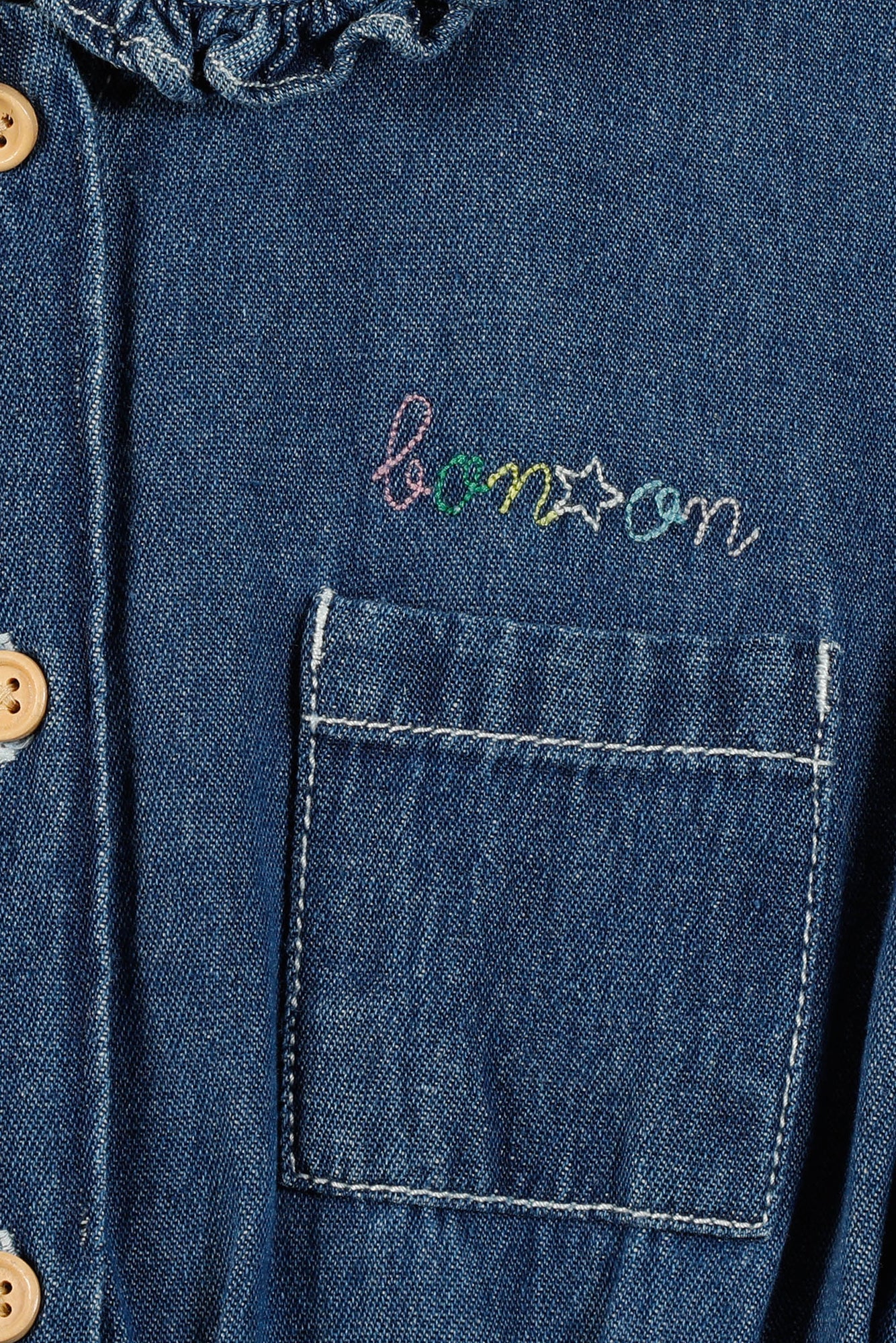 Robe légère en denim - Denim Bleu