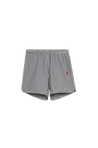 Short de bain Ami de Cœur avec logo - Black & White