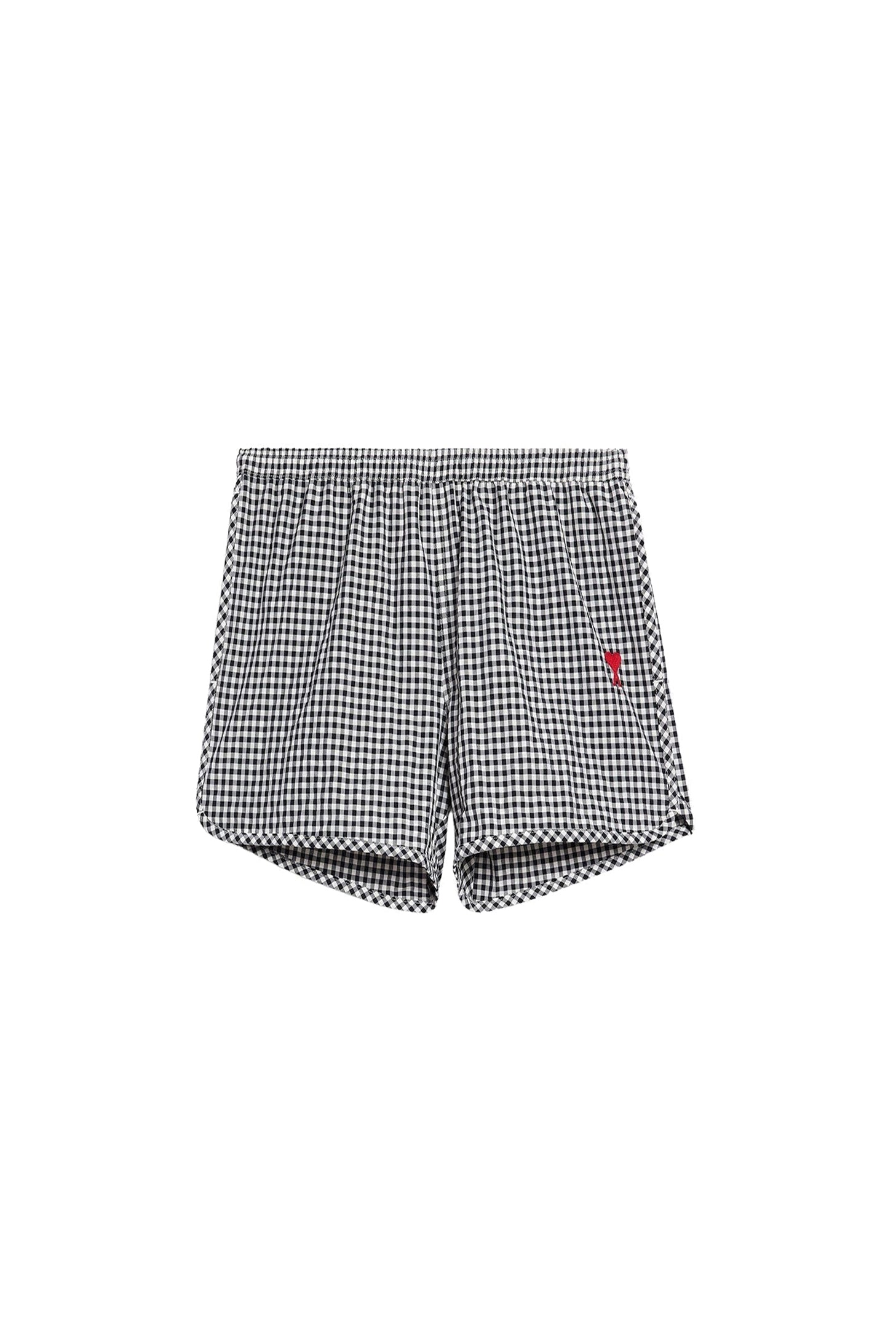 Short de bain Ami de Cœur avec logo - Black & White
