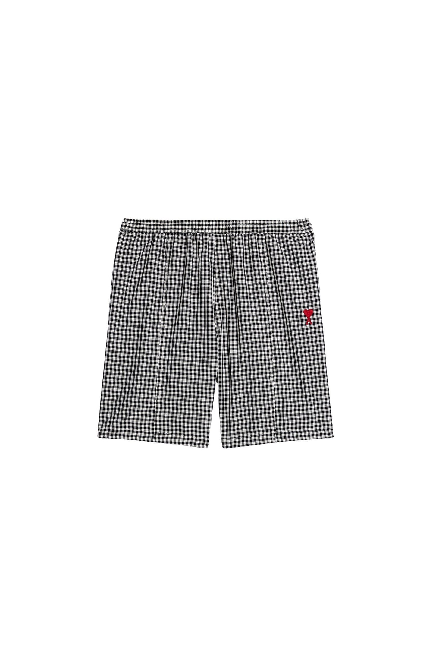 Short de bain Ami de Cœur avec logo - Black & White