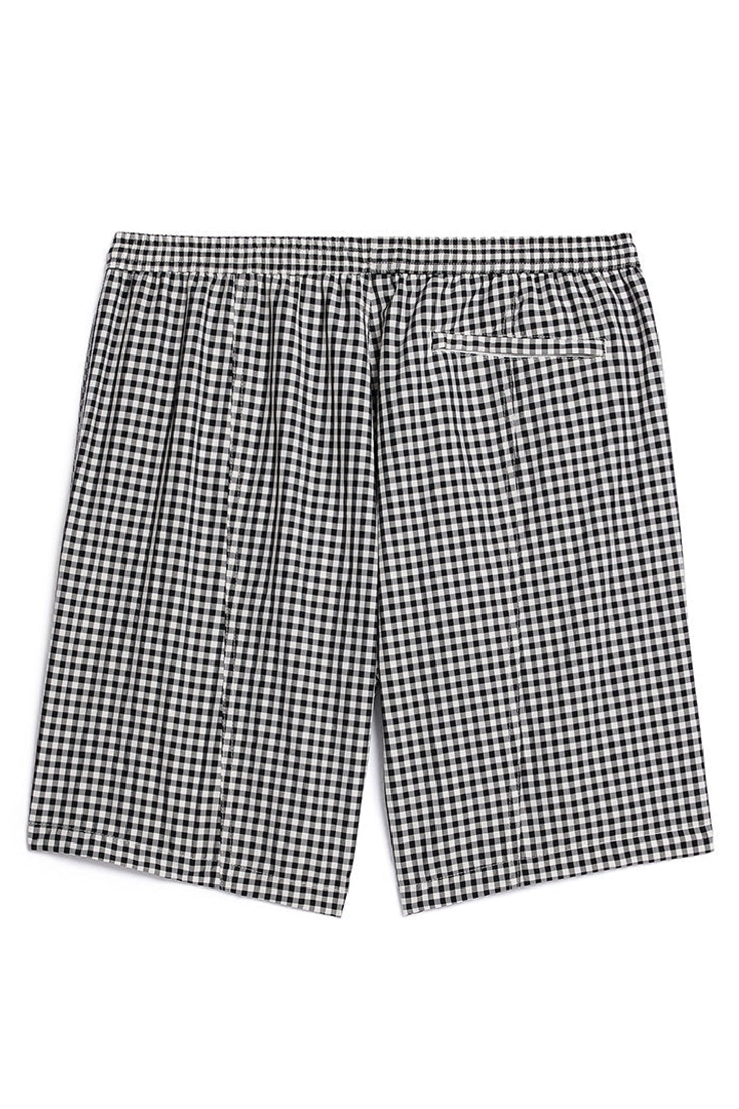 Short de bain Ami de Cœur avec logo - Black & White