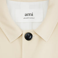 Manteau boutonné en laine - Vanilla