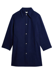 Manteau déperlant à boutons - Nautic Blue