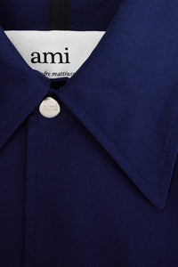 Manteau déperlant à boutons - Nautic Blue