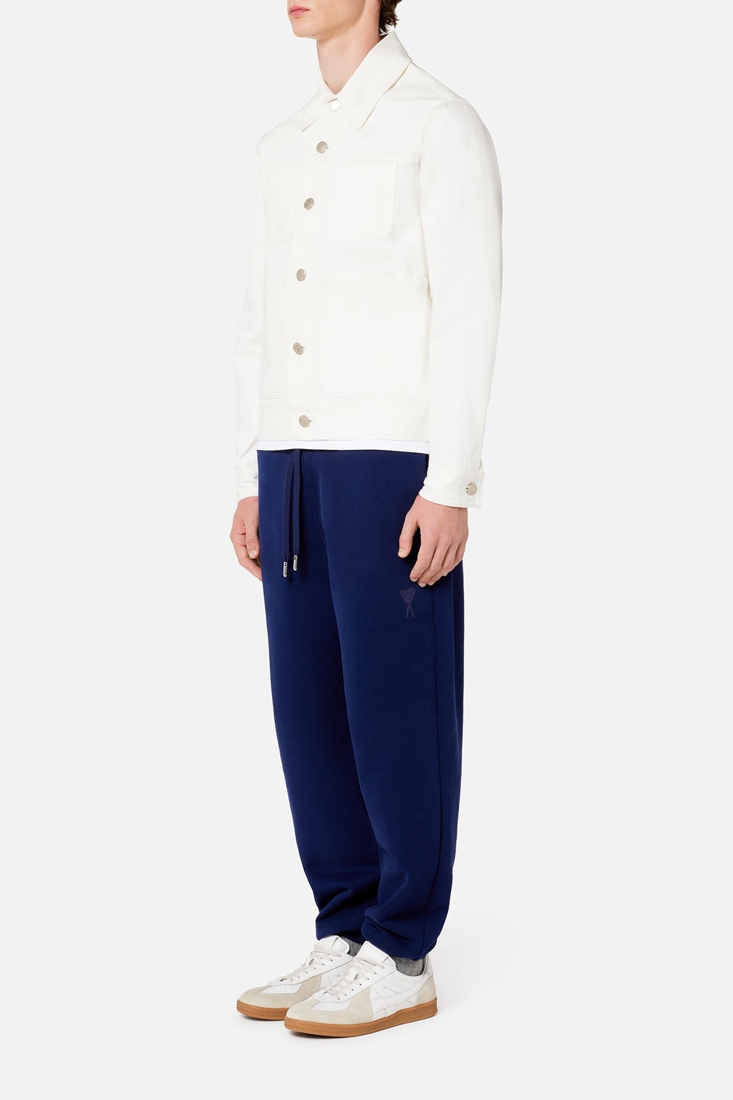 Veste boutonnée en denim - Natural White