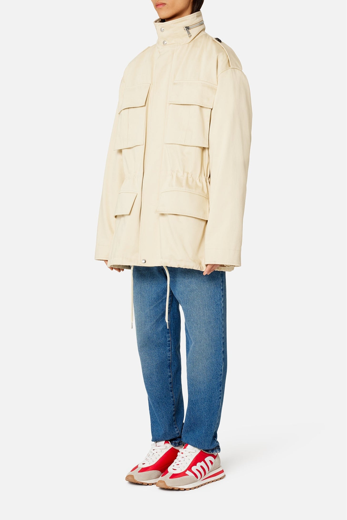 Parka à poches plaquées - Vanilla