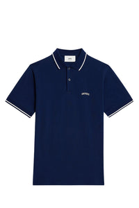 Polo Ami Paris à liseré - Nautic Blue